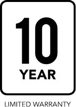 Load image into Gallery viewer, 10-year-limited-warranty_032b8122-18d2-488c-9fd7-d24b0560e3c0