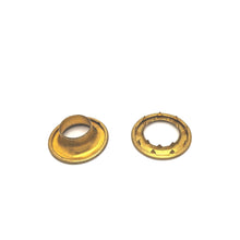 Load image into Gallery viewer, #6 Spur Grommet – Brass 7/8” (12 Pack)