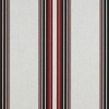 Load image into Gallery viewer, Sunbrella® Burgundy / Black / White 46” 4798-0000