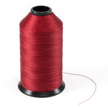 Load image into Gallery viewer, A&E® Sunstop® Polyester Sewing Thread Tex 90 – 8oz Jockey Red (1920 m)