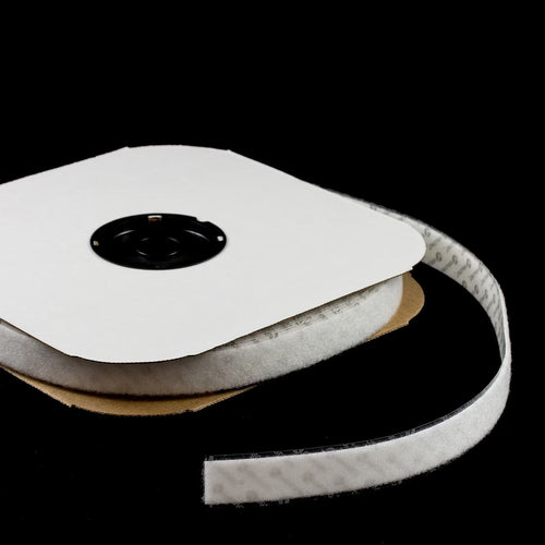 Velcro Loop Tape – 1” White (Self-Adhesive)