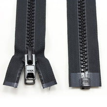 Load image into Gallery viewer, YKK® Vislon® #10 Double Pull Zipper – Black 18”