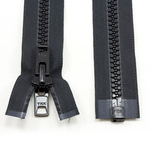 Load image into Gallery viewer, YKK® Vislon® #10 Double Pull Zipper – Black 18”