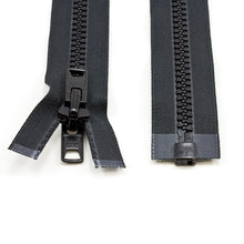 Load image into Gallery viewer, YKK® Vislon® #10 Double Pull Zipper – Black 240”