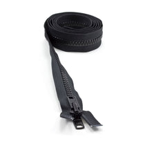 Load image into Gallery viewer, YKK® Vislon® #10 Double Pull Zipper – Black 72”