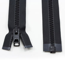 Load image into Gallery viewer, YKK® Vislon® #10 Double Pull Zipper – Black 96”