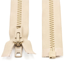 Load image into Gallery viewer, YKK® Vislon® #10 Double Pull Zipper – Light Beige 120”