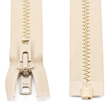 Load image into Gallery viewer, YKK® Vislon® #10 Double Pull Zipper – Light Beige 144”