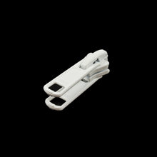 Load image into Gallery viewer, YKK® Vislon® #5 Auto-Locking Double Pull Slider – White