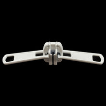 Load image into Gallery viewer, YKK® Vislon® #5 Auto-Locking Double Pull Slider – White