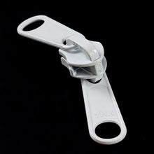 Load image into Gallery viewer, YKK® Ziplon® #10 Auto-Locking Double Pull Slider – White