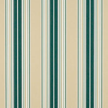 Load image into Gallery viewer, Sunbrella® Forest Green / Beige / Natural Fancy Stripe 46” 4932-0000 
