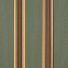 Load image into Gallery viewer, Sunbrella® Forest Vintage Bar Stripe 46” 4949-0000 
