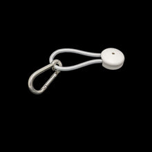 Load image into Gallery viewer, Stayput® Shock Cord Loop #70W – White Nylon (With Carabiner)
