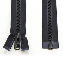 Load image into Gallery viewer, YKK® Vislon® #10 Double Pull Zipper – Black 66”
