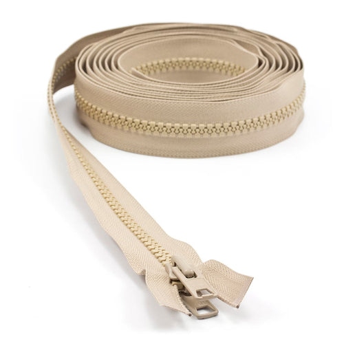 YKK® Vislon® #10 Double Pull Zipper – Light Beige 144”