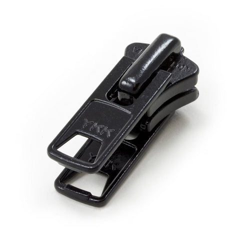 YKK® Vislon® #10 Auto-Locking Double Pull Slider – Black