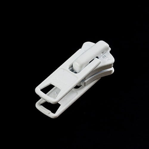 YKK® Vislon® #10 Auto-Locking Double Pull Slider – White