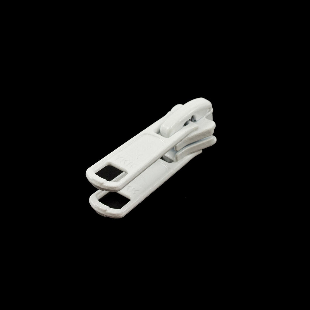 YKK® Vislon® #5 Auto-Locking Double Pull Slider – White
