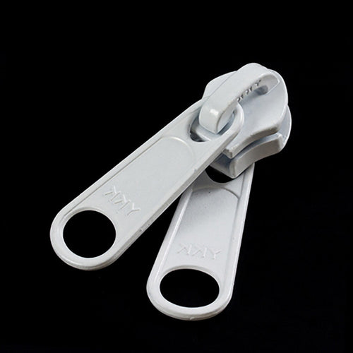 YKK® Ziplon® #10 Auto-Locking Double Pull Slider – White